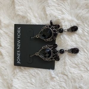 BLACK AND SILVER EARRINGS